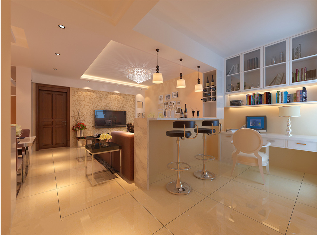 客厅隔断设计展示_设计图分享