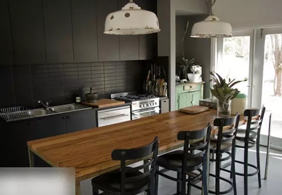 【创意】小户型的天堂 9个一字型橱柜厨房设计