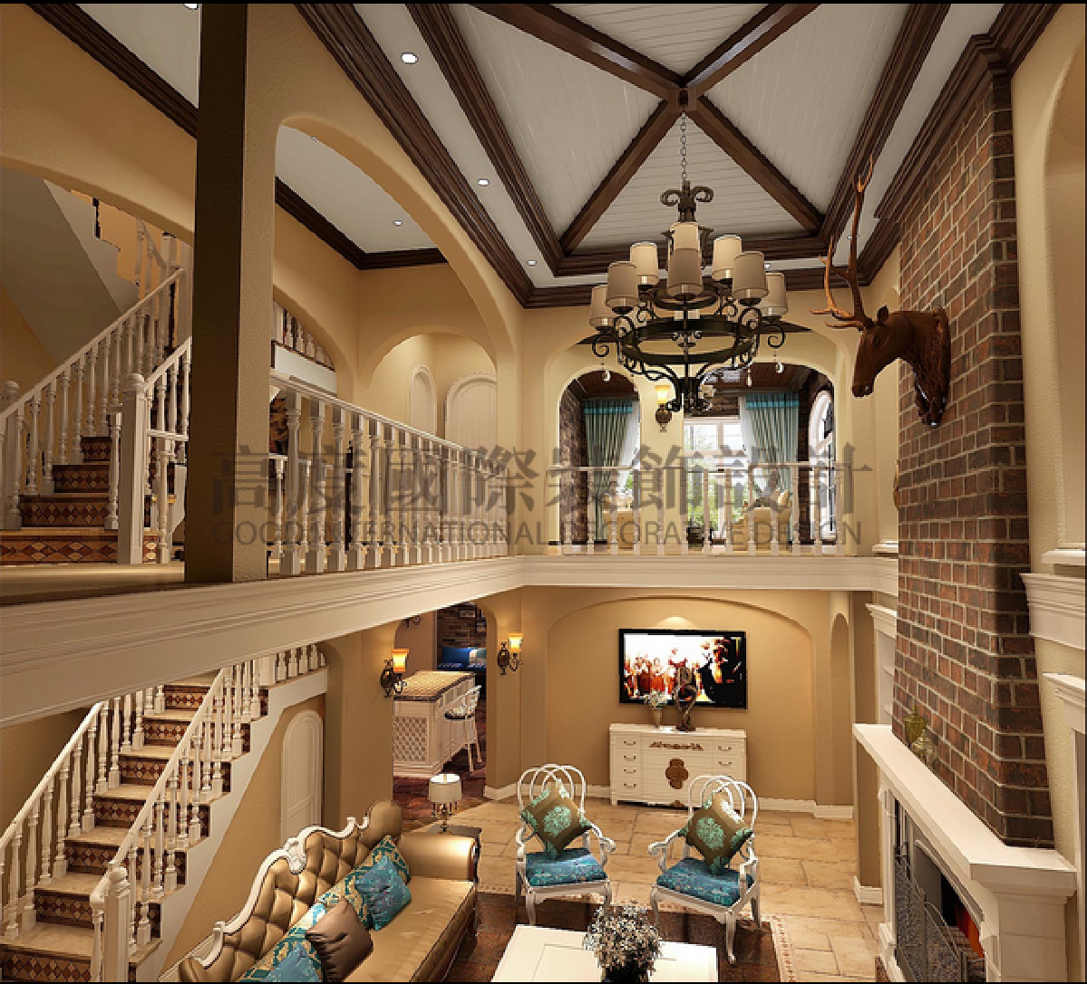 高清和泓半山350美式别墅风